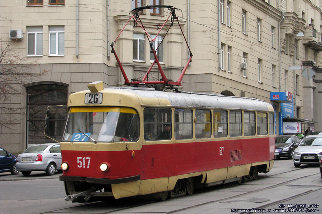 Tatra T3SU #517